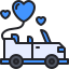 external wedding-car-love-and-romance-kmg-design-outline-color-kmg-design icon