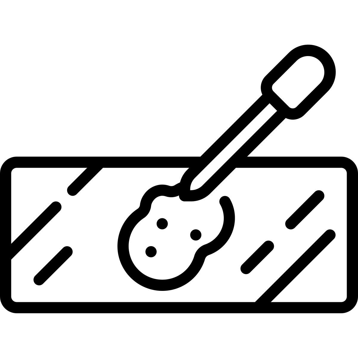 microscope slide icon