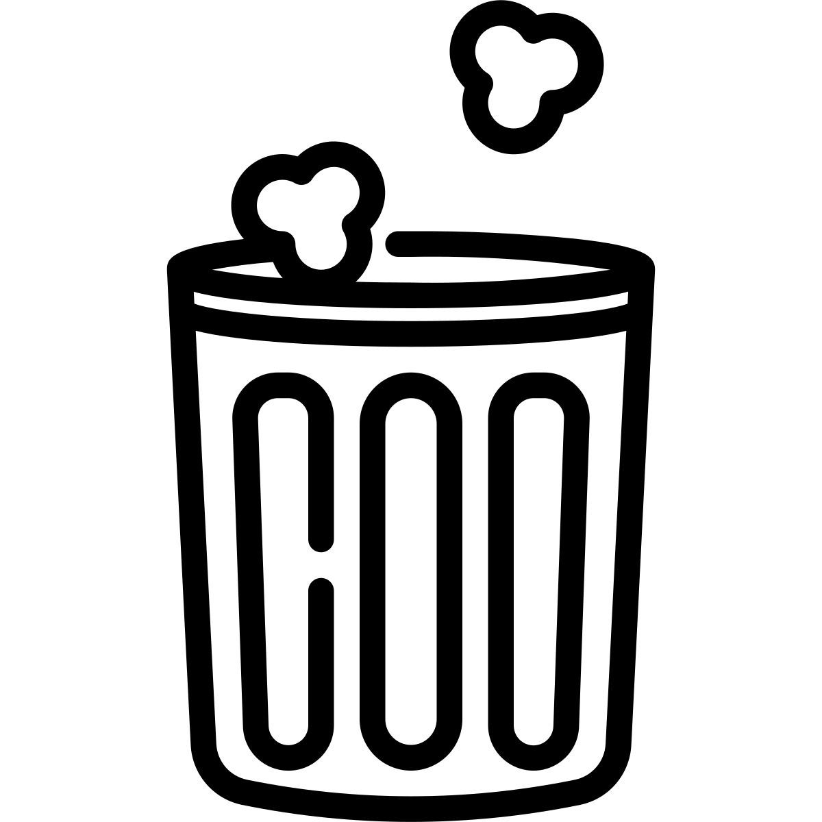 trash bin icon