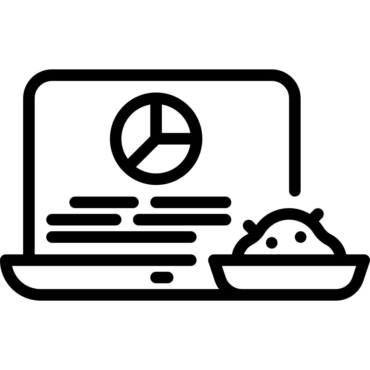 working at home icon