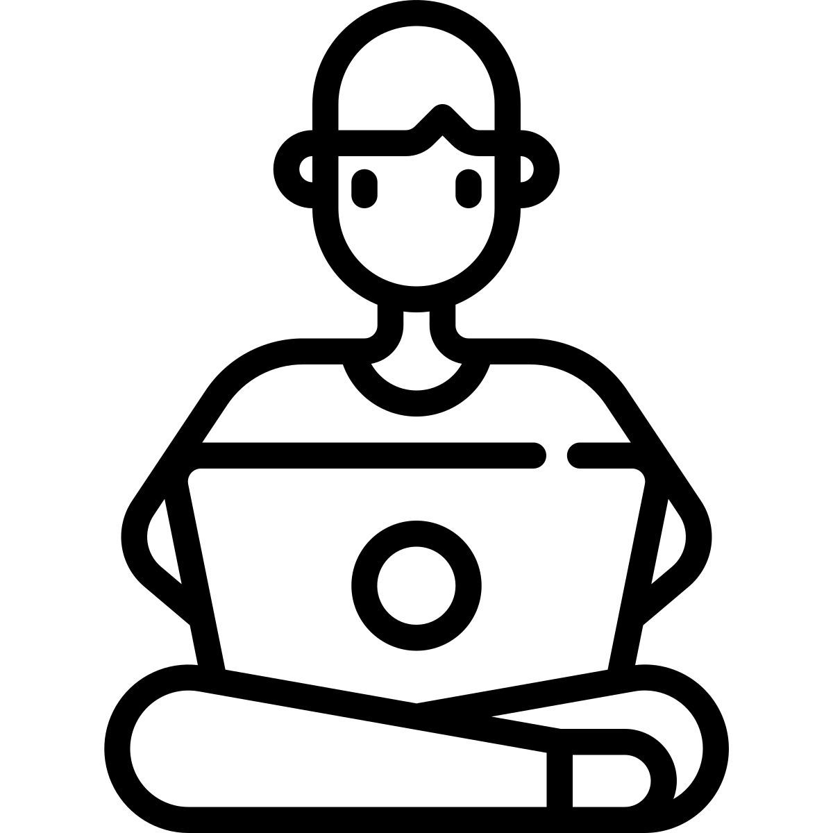 working at home icon