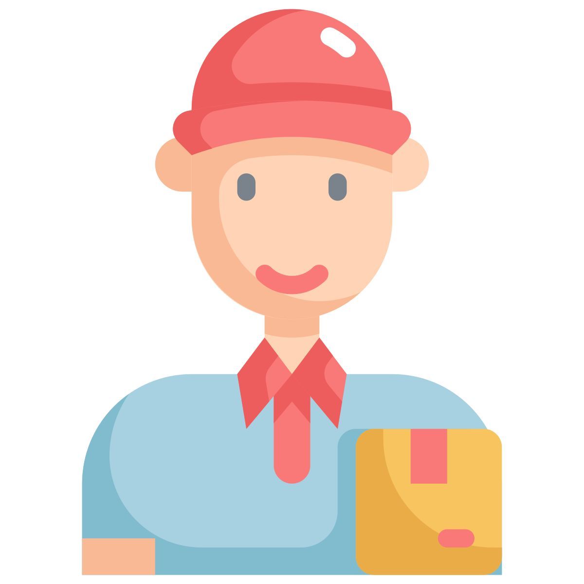 delivery man icon