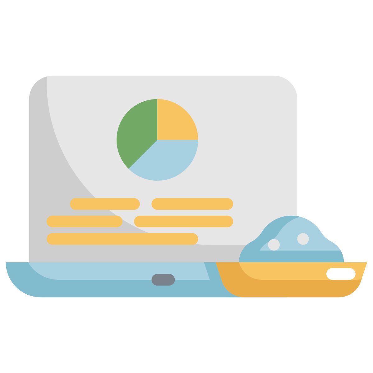 working at home icon