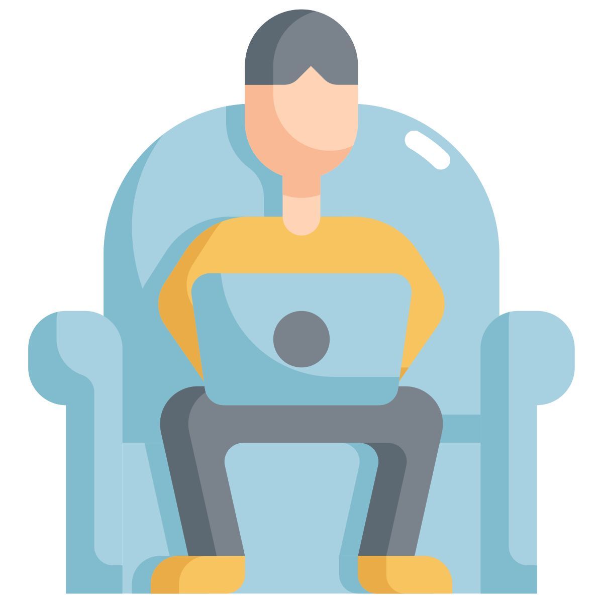 working at home icon