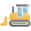 external bulldozer-construction-konkapp-flat-konkapp icon