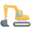 external excavator-construction-konkapp-flat-konkapp icon