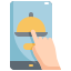 external online-order-stay-at-home-konkapp-flat-konkapp icon