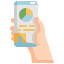 external video-calling-work-from-home-konkapp-flat-konkapp icon