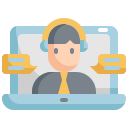external conference-work-from-home-konkapp-flat-konkapp icon
