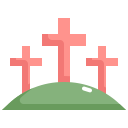 external cross-easter-day-konkapp-flat-konkapp icon