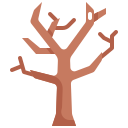 external dry-tree-tree-konkapp-flat-konkapp icon