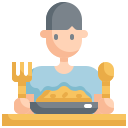 external eating-stay-at-home-konkapp-flat-konkapp icon