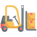 external forklift-logistic-and-delivery-konkapp-flat-konkapp icon