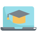 external graduation-cap-online-learning-konkapp-flat-konkapp icon