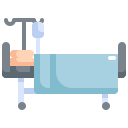 external medical-bed-medical-konkapp-flat-konkapp icon