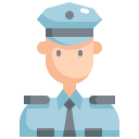external policeman-profession-avatar-konkapp-flat-konkapp icon