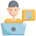 external working-work-from-home-konkapp-flat-konkapp-1 icon