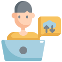 external working-work-from-home-konkapp-flat-konkapp-2 icon