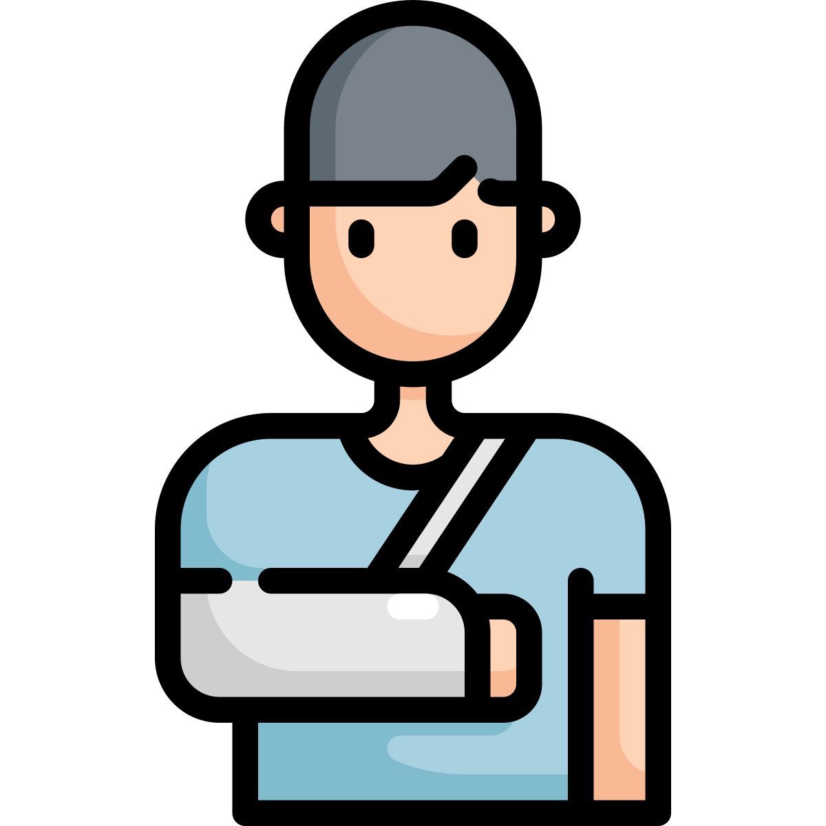 broken arm icon