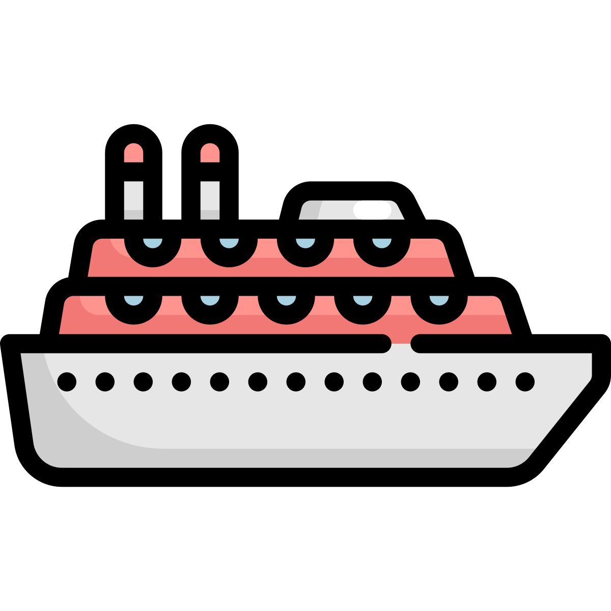 cruise ship icon