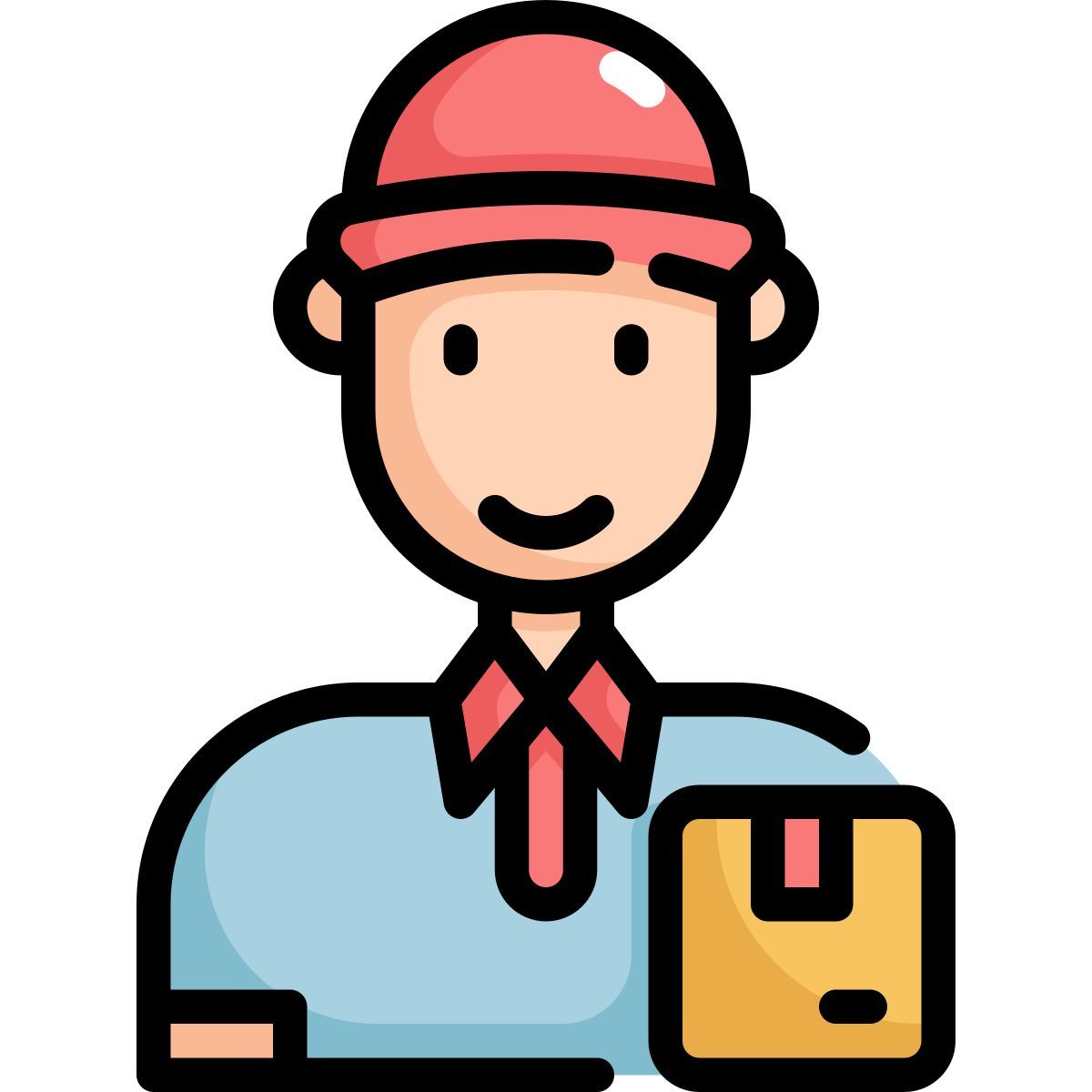 delivery man icon