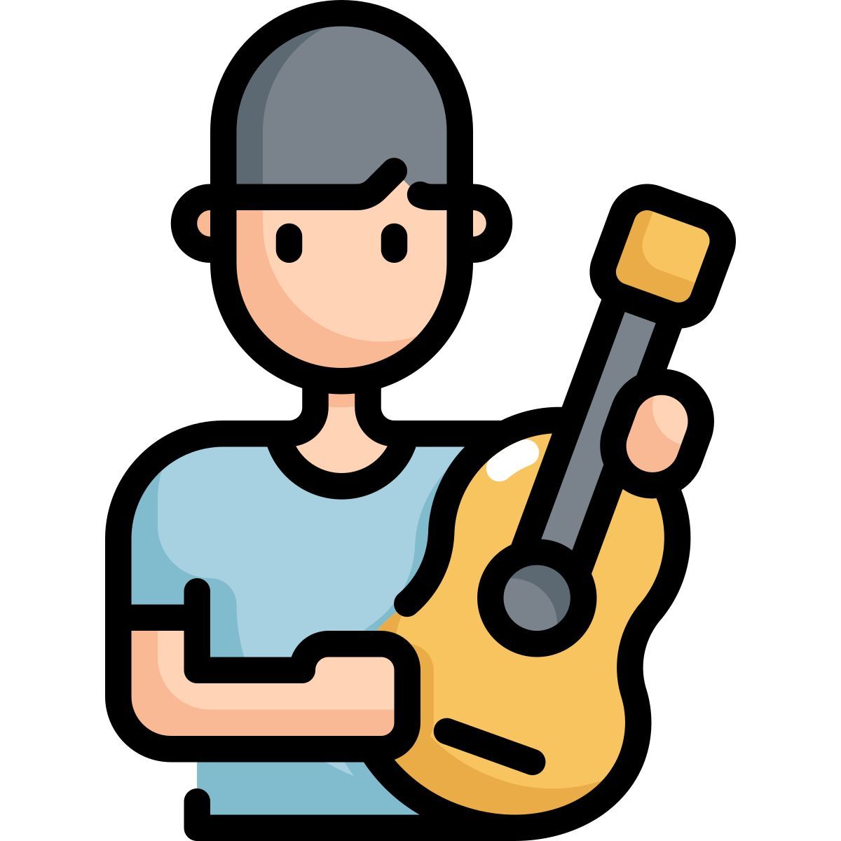 guitar player icon