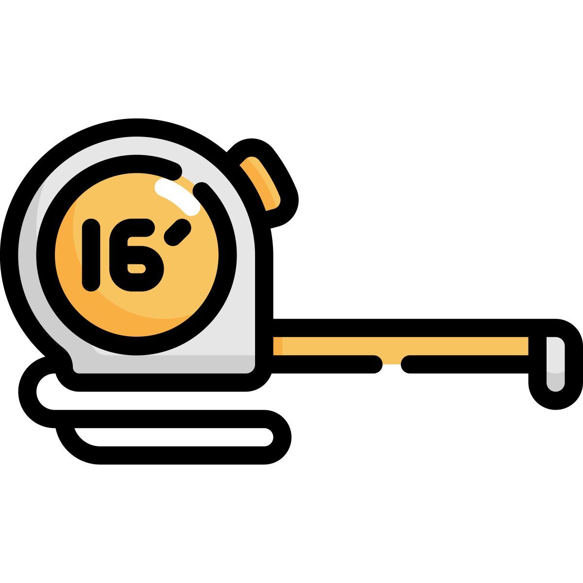 measuring tape icon