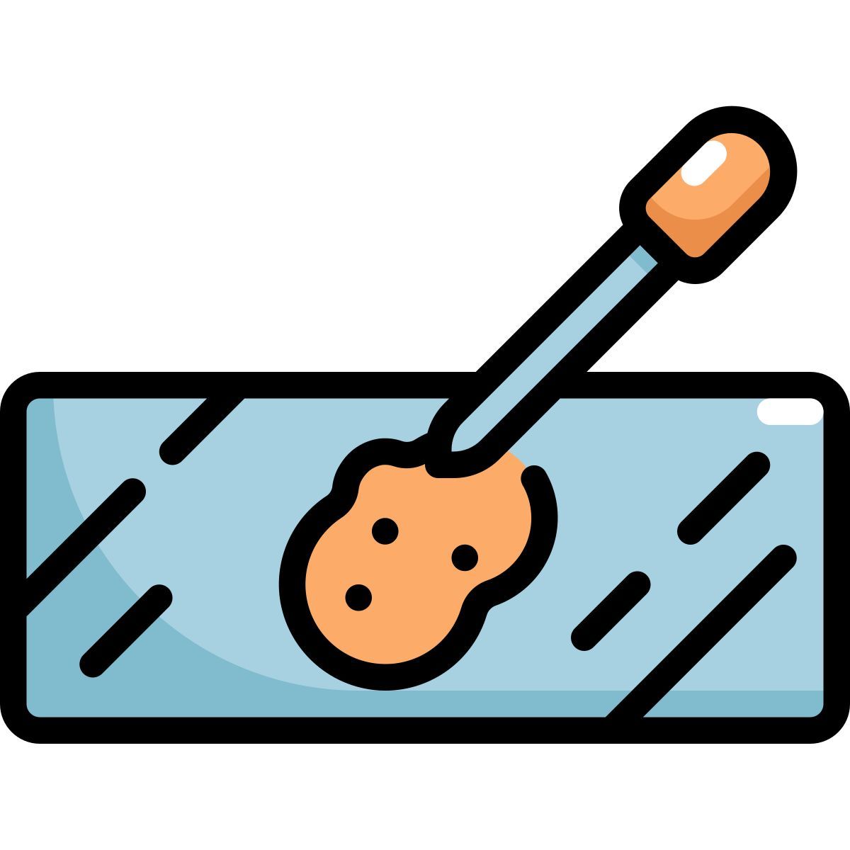 microscope slide icon