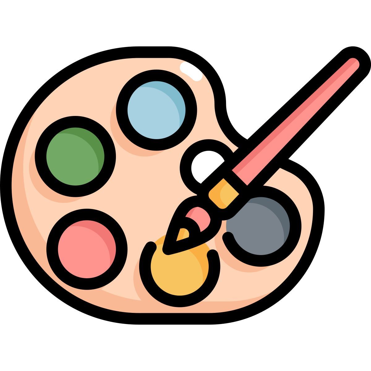 painting palette icon