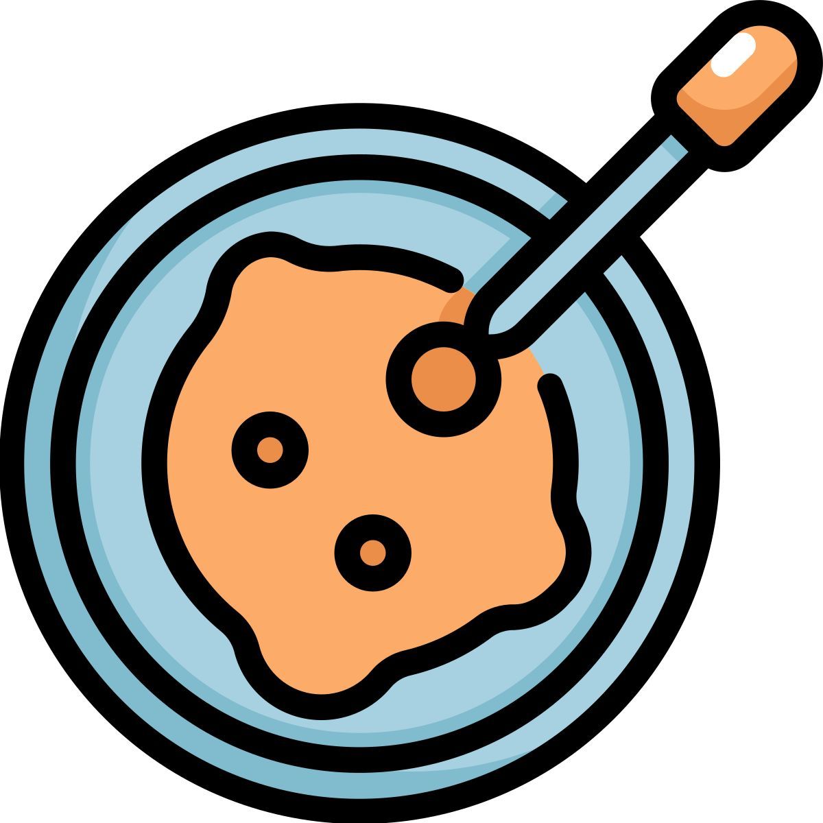 petri dish icon