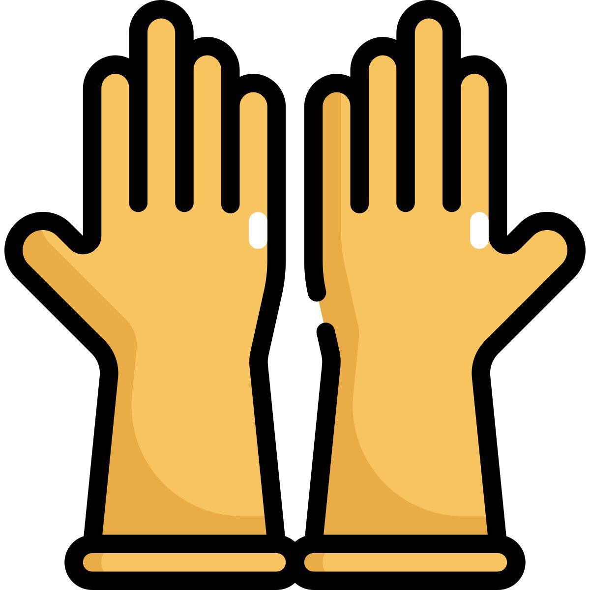 rubber gloves icon