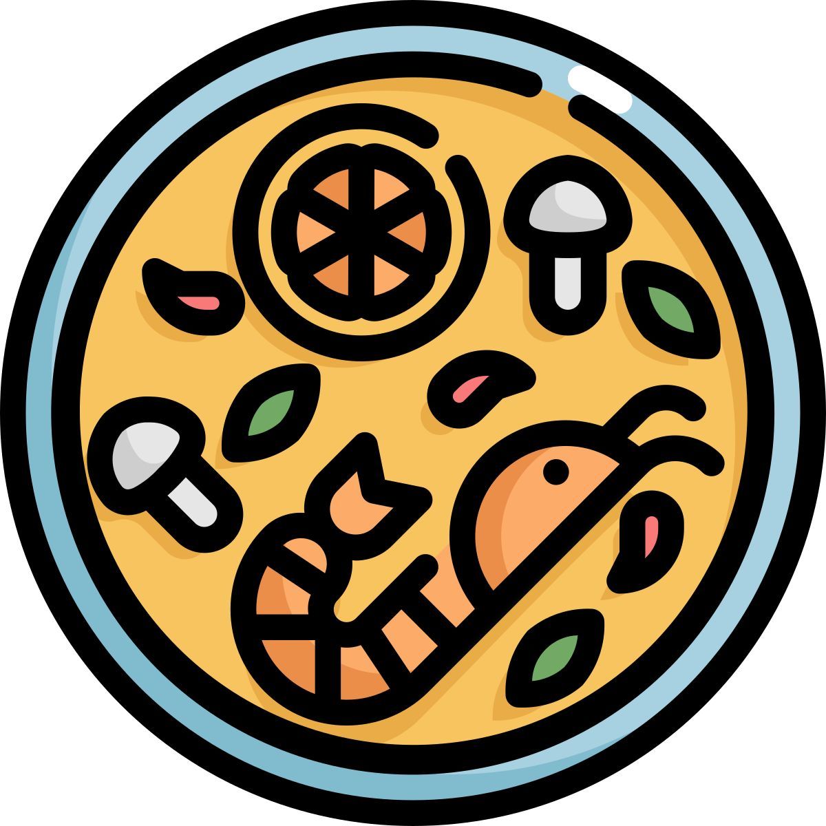 tom yum goong icon