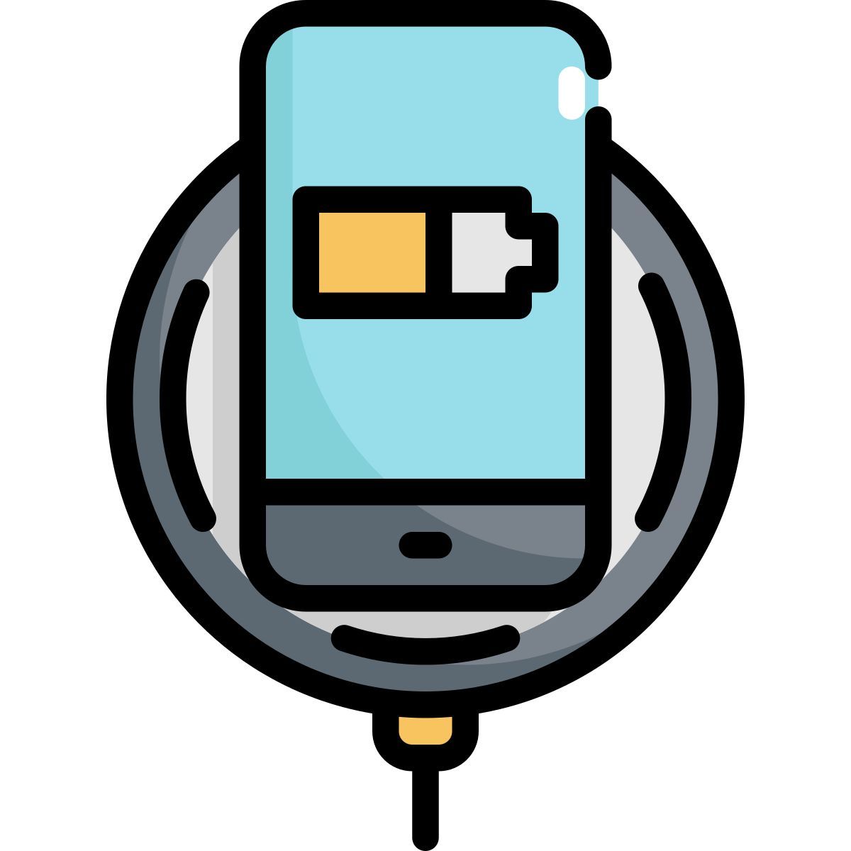 cargador inalámbrico icon