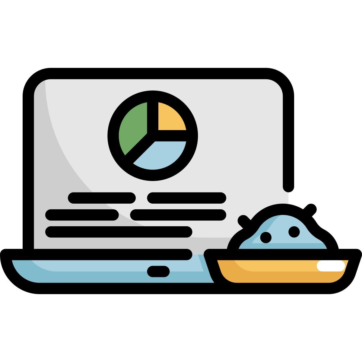 working at home icon