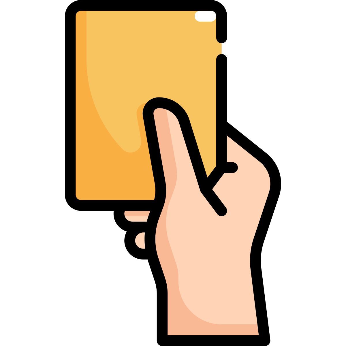 yellow card icon