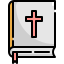 external bible-book-easter-day-konkapp-outline-color-konkapp icon