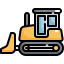 external bulldozer-construction-konkapp-outline-color-konkapp icon