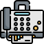 external fax-machine-electronic-devices-konkapp-outline-color-konkapp icon
