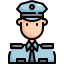 external policeman-profession-avatar-konkapp-outline-color-konkapp icon