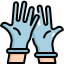 external rubber-gloves-medical-konkapp-outline-color-konkapp icon