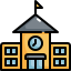 external school-back-to-school-konkapp-outline-color-konkapp icon
