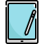 external tablet-electronic-devices-konkapp-outline-color-konkapp icon