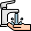 external washing-hand-hygiene-routine-konkapp-outline-color-konkapp icon