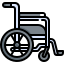 external wheelchair-medical-konkapp-outline-color-konkapp icon