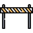external barrier-construction-konkapp-outline-color-konkapp icon