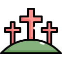 external cross-easter-day-konkapp-outline-color-konkapp icon