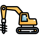 external drilling-machine-construction-konkapp-outline-color-konkapp icon