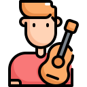 external guitar-player-profession-avatar-konkapp-outline-color-konkapp icon