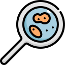 external magnifying-glass-laboratory-konkapp-outline-color-konkapp icon