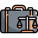 external suitcase-law-and-justice-konkapp-outline-color-konkapp icon